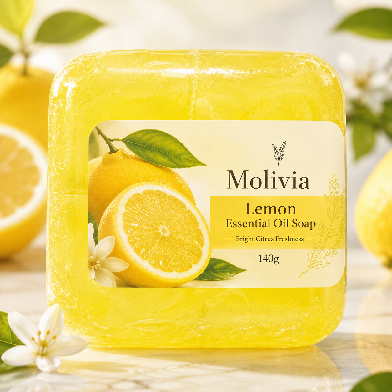 Molivia Handmade Essential Oil Soap 140g Series, Lavender / Chamomile / Aloe / Lemon / Rose / Goat Milk Fragrance, Gentle Cleansing Moisturizing Bath Bar Soap Collection 微信图片 20260826094804 77 36